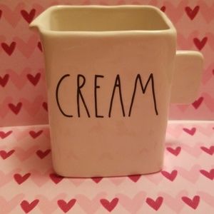 Brand new Rae Dunn "CREAM" creamer container